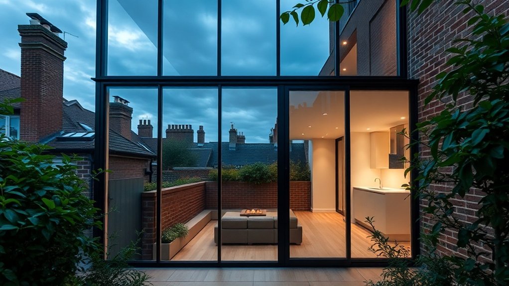 Glass Extension Walls North Finchley