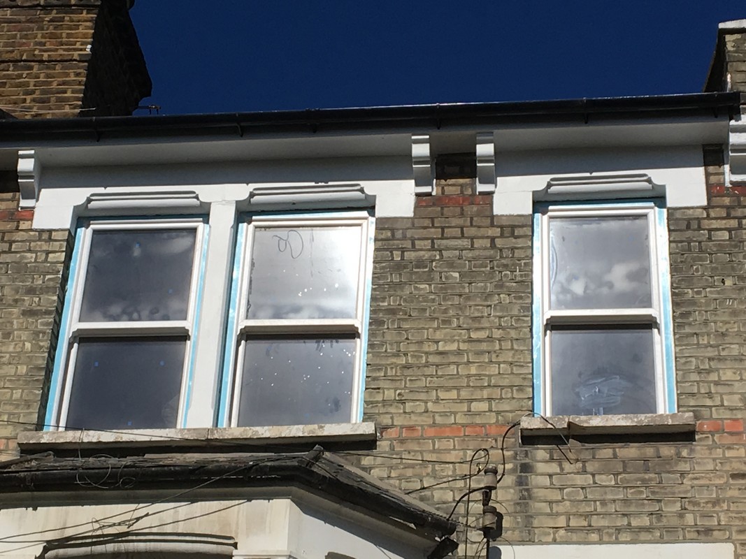 New uPVC sash windows fitted on Victorian terrace in North Finchley